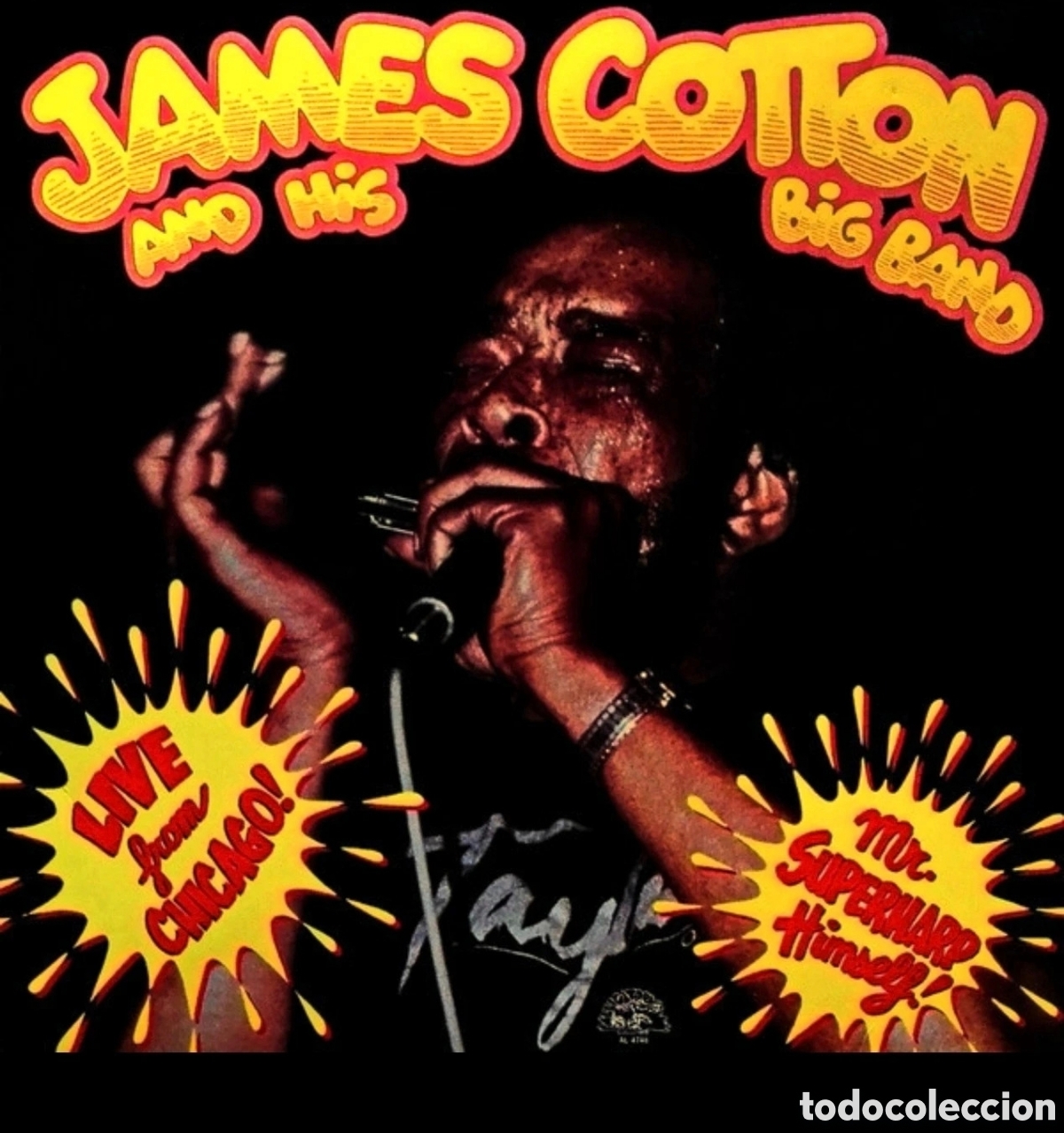 Discos de vinilo: James Cotton And his band: Live From Chicago L Lp 180gr 2023 Espa&ntilde;a