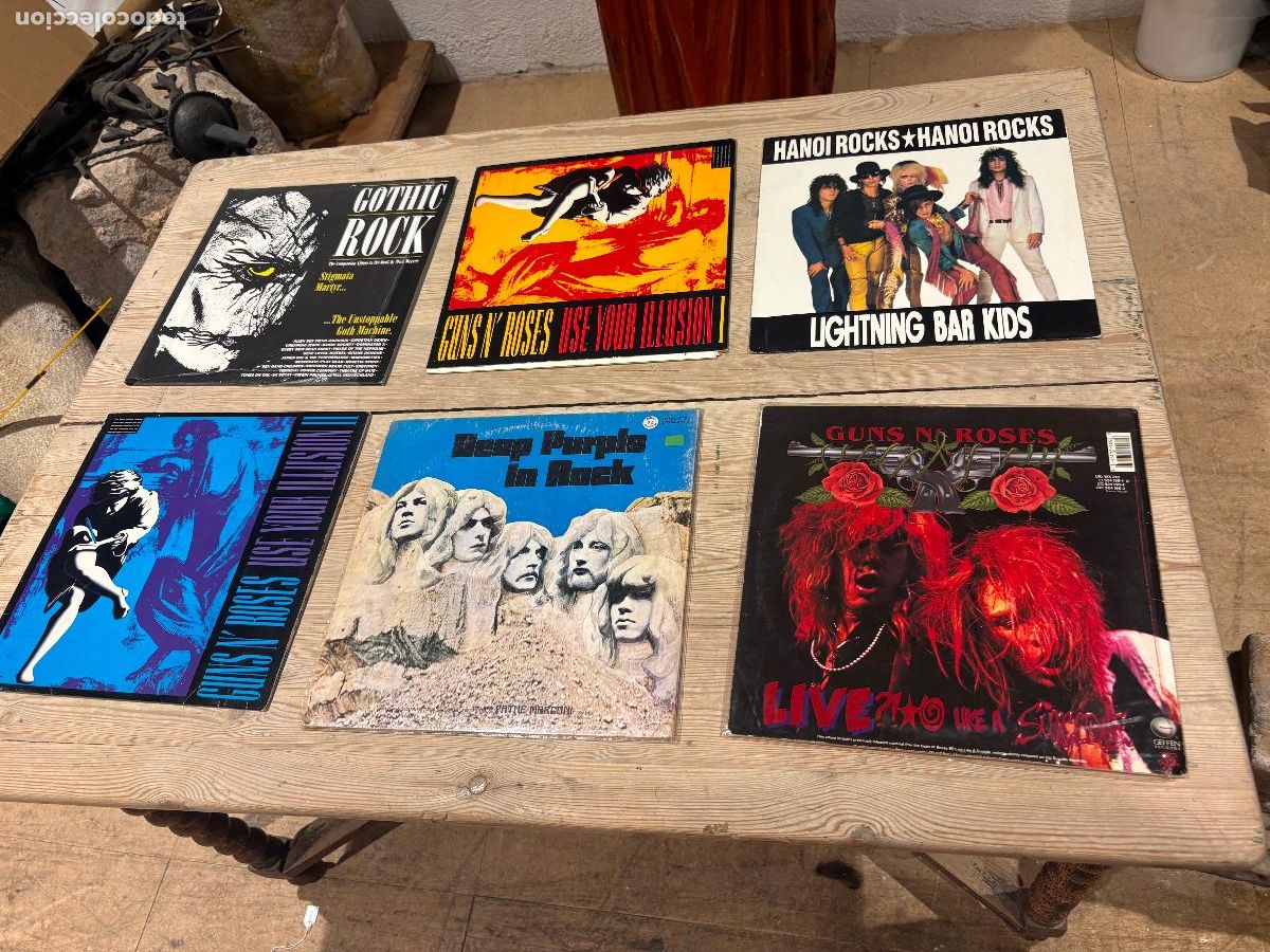 Discos de vinilo: Lote vinilos gun&rsquo;s roses hanoi deep purple gothic rock heavy metal