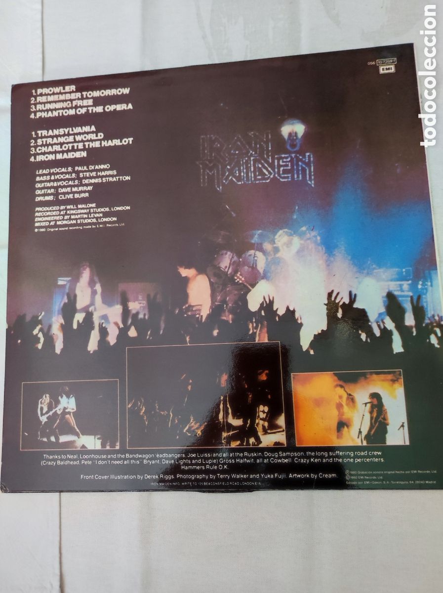 Discos de vinilo: IRON MAIDEN - IRON MAIDEN - Foto 2