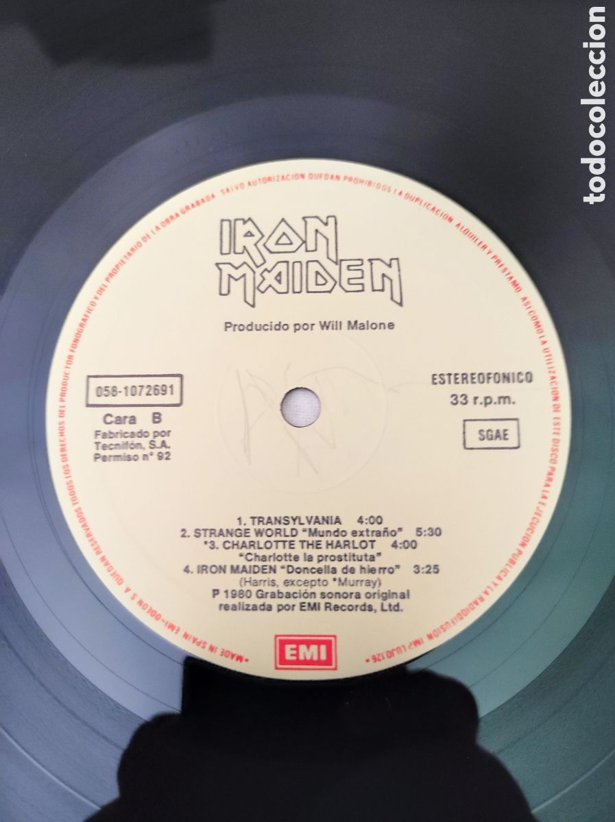 Discos de vinilo: IRON MAIDEN - IRON MAIDEN - Foto 4