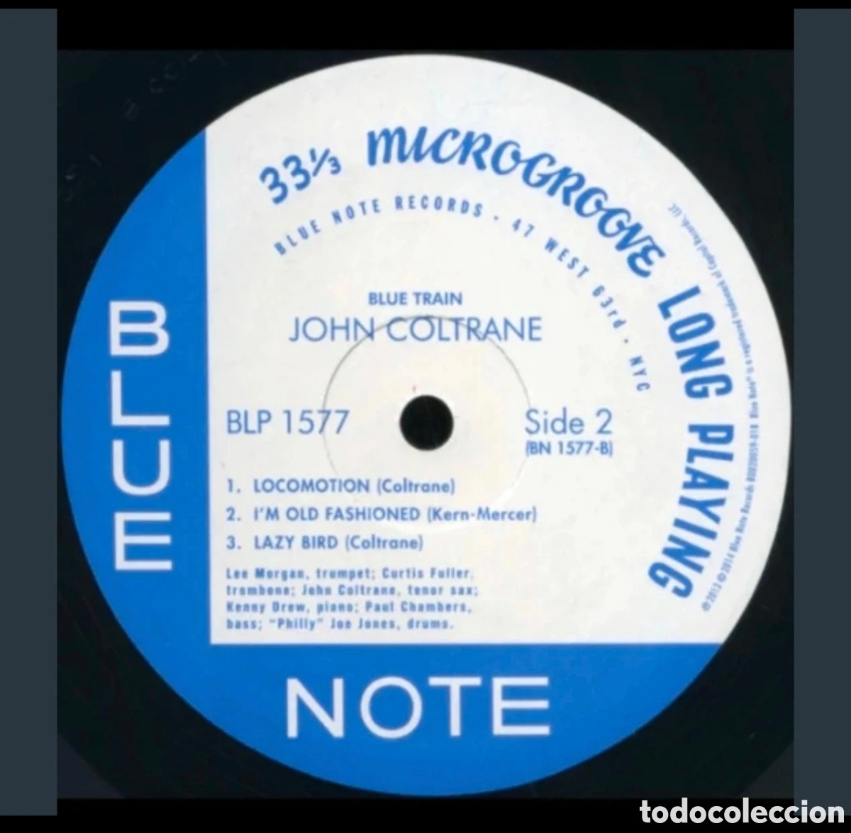 Discos de vinilo: John Coltrane: Blue Train LP 2014 - Foto 2