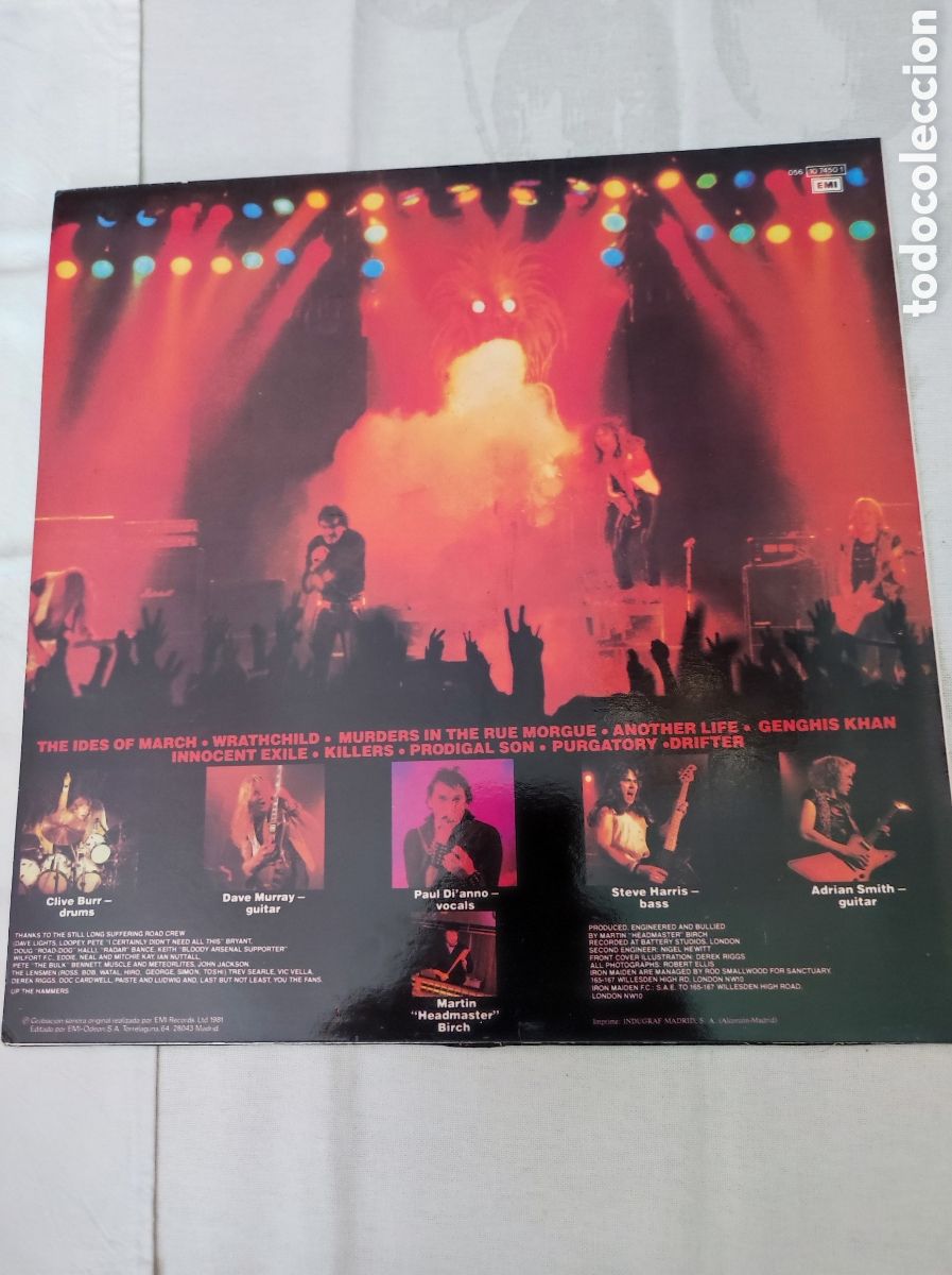 Discos de vinilo: IRON MAIDEN - KILLERS - Foto 2