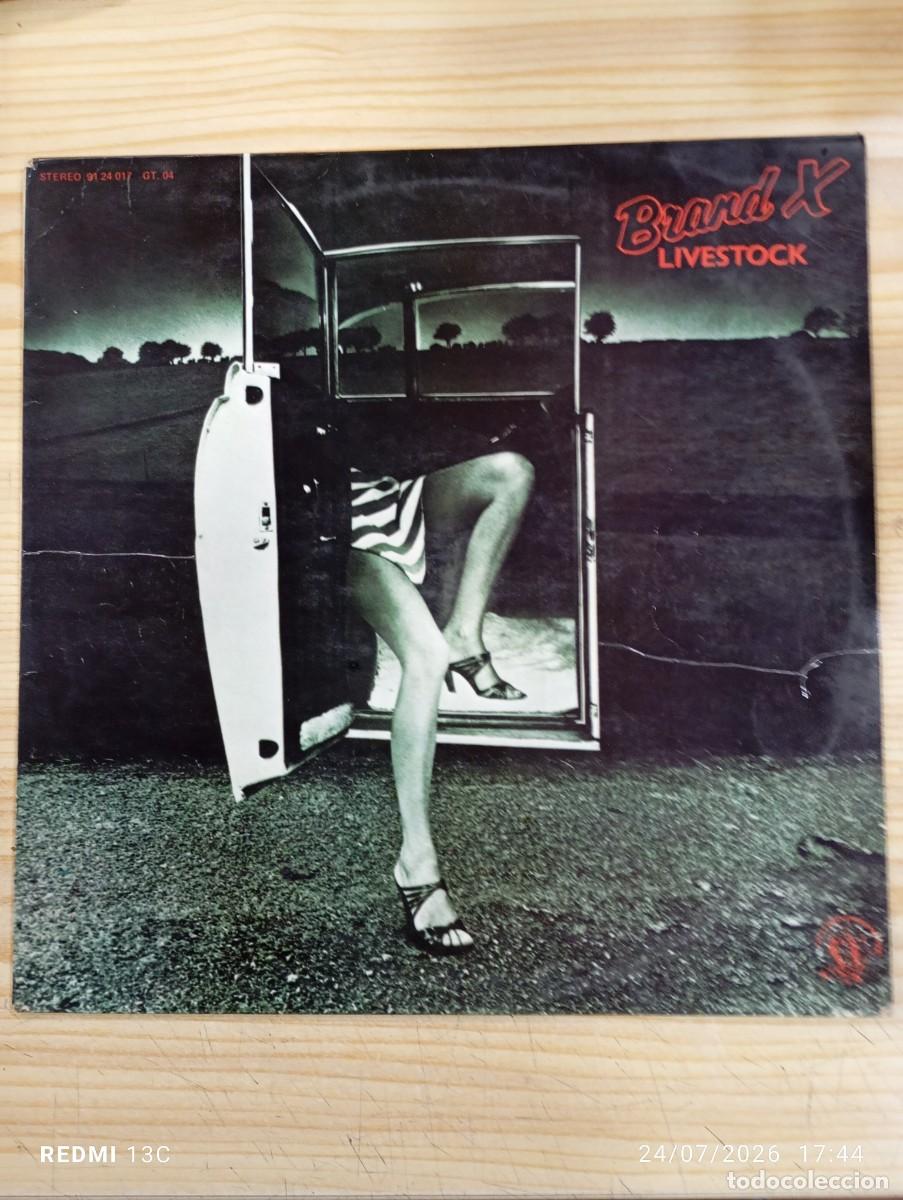 Discos de vinilo: Lp - Brand X &lrm;&ndash; Livestock - Jazz Fuxion Edicion Espa&ntilde;ola 1978