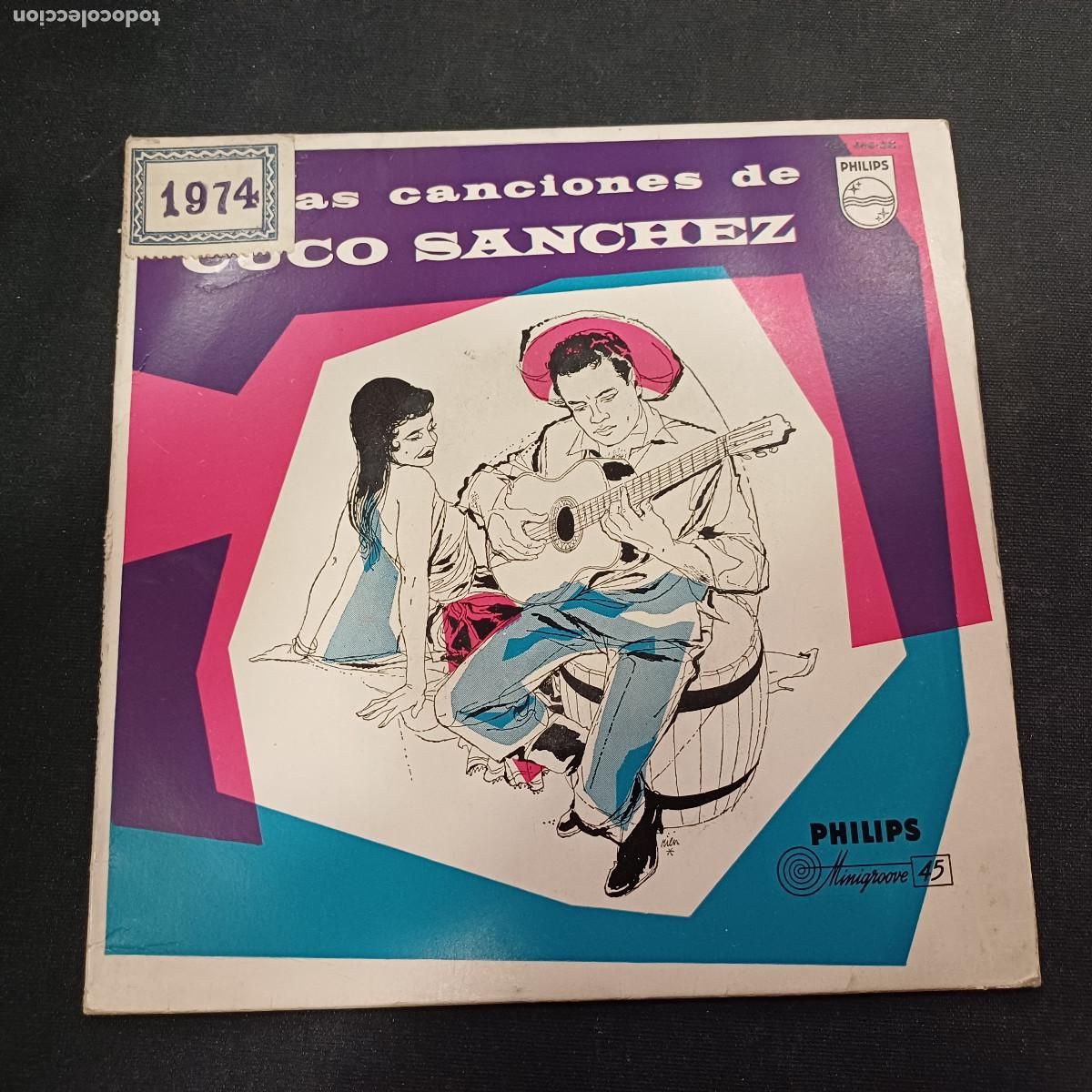Discos de vinilo: LAS CANCIONES DE CUCO SANCHEZ/SINGLE.
