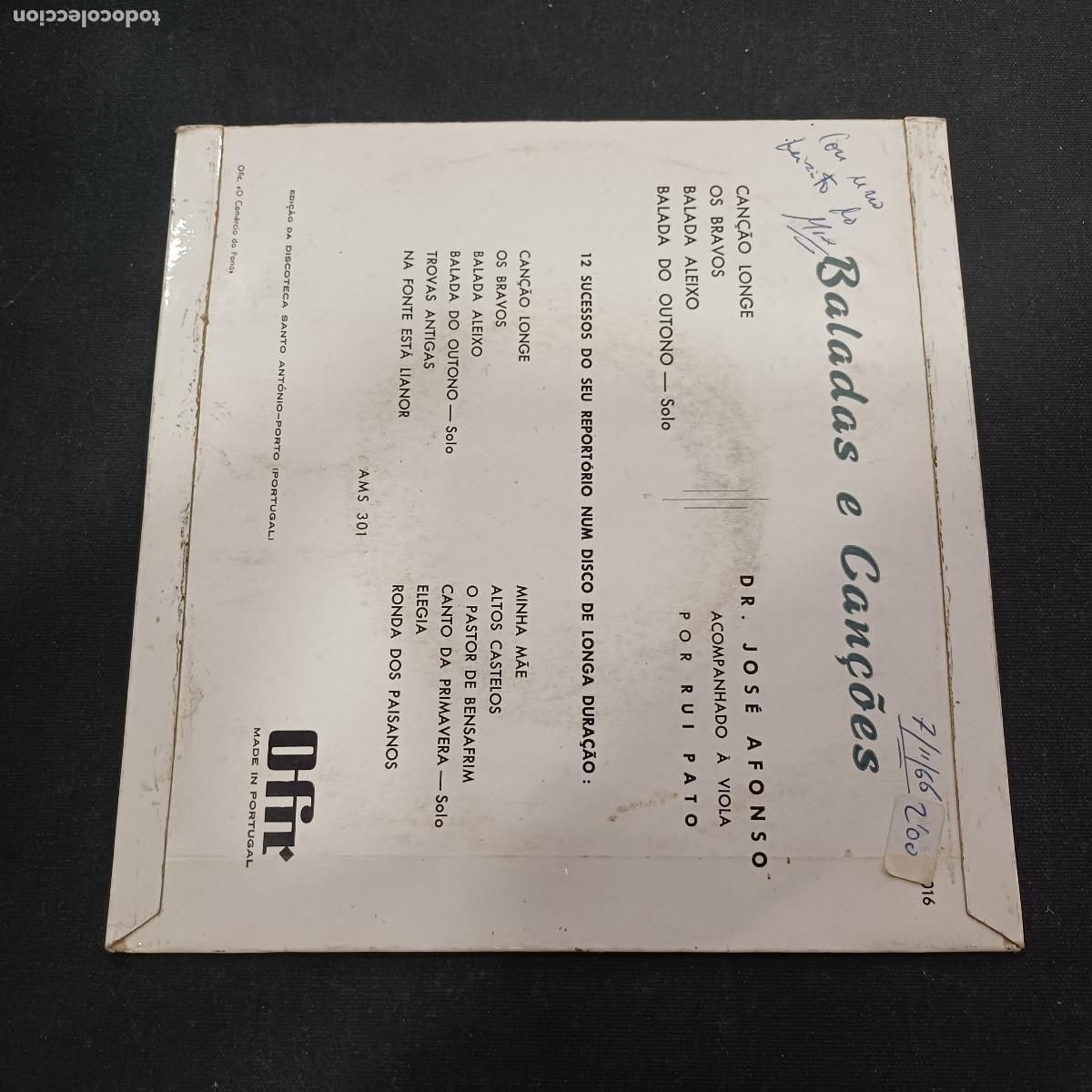 Discos de vinilo: BALADAS E CANCOES/JOSE ALFONSO/SINGLE. - Foto 3
