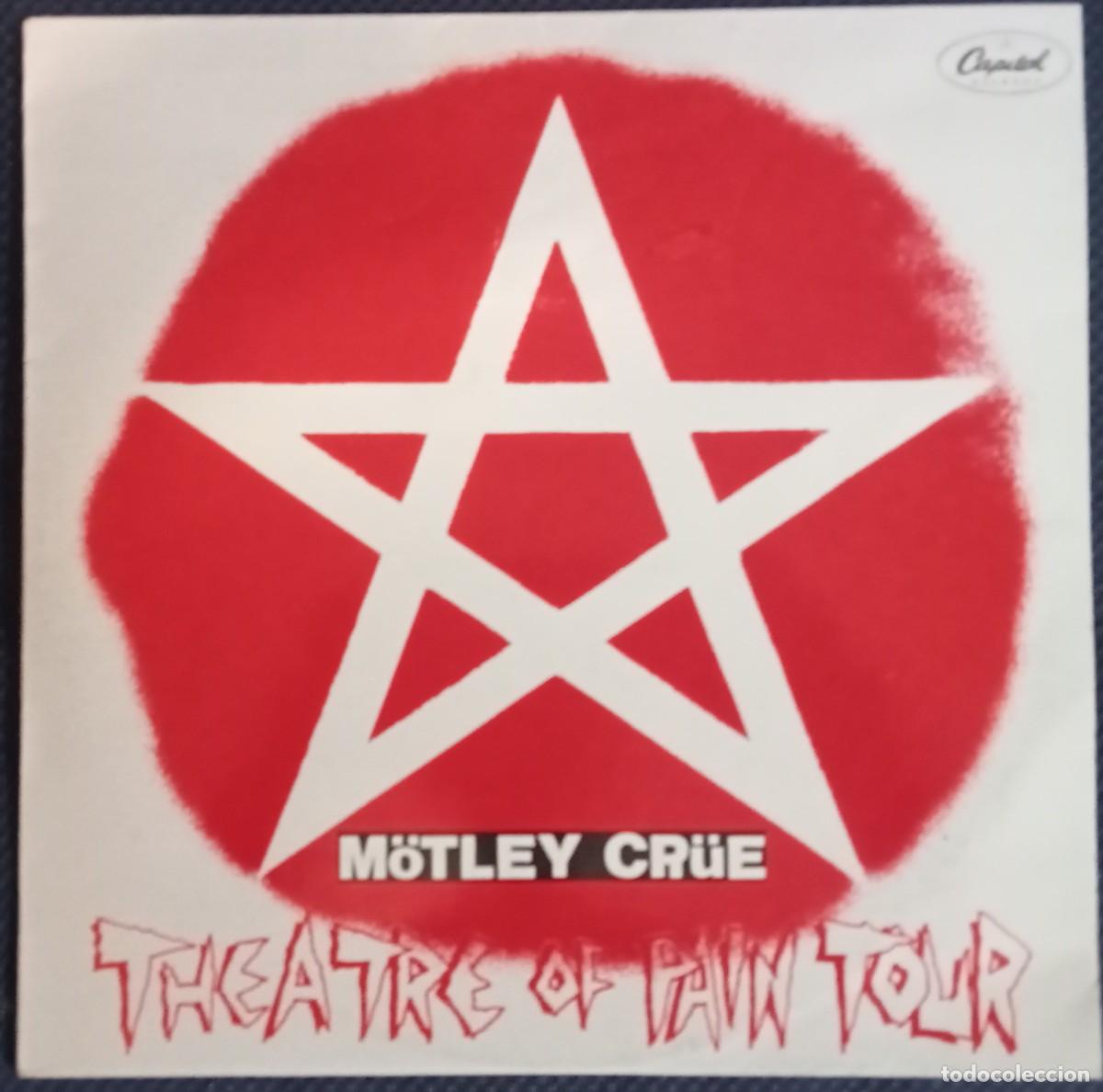 Discos de vinilo: Motley Crue - Theatre of pain tour 2lp live 1986 euro pressing htf!!!