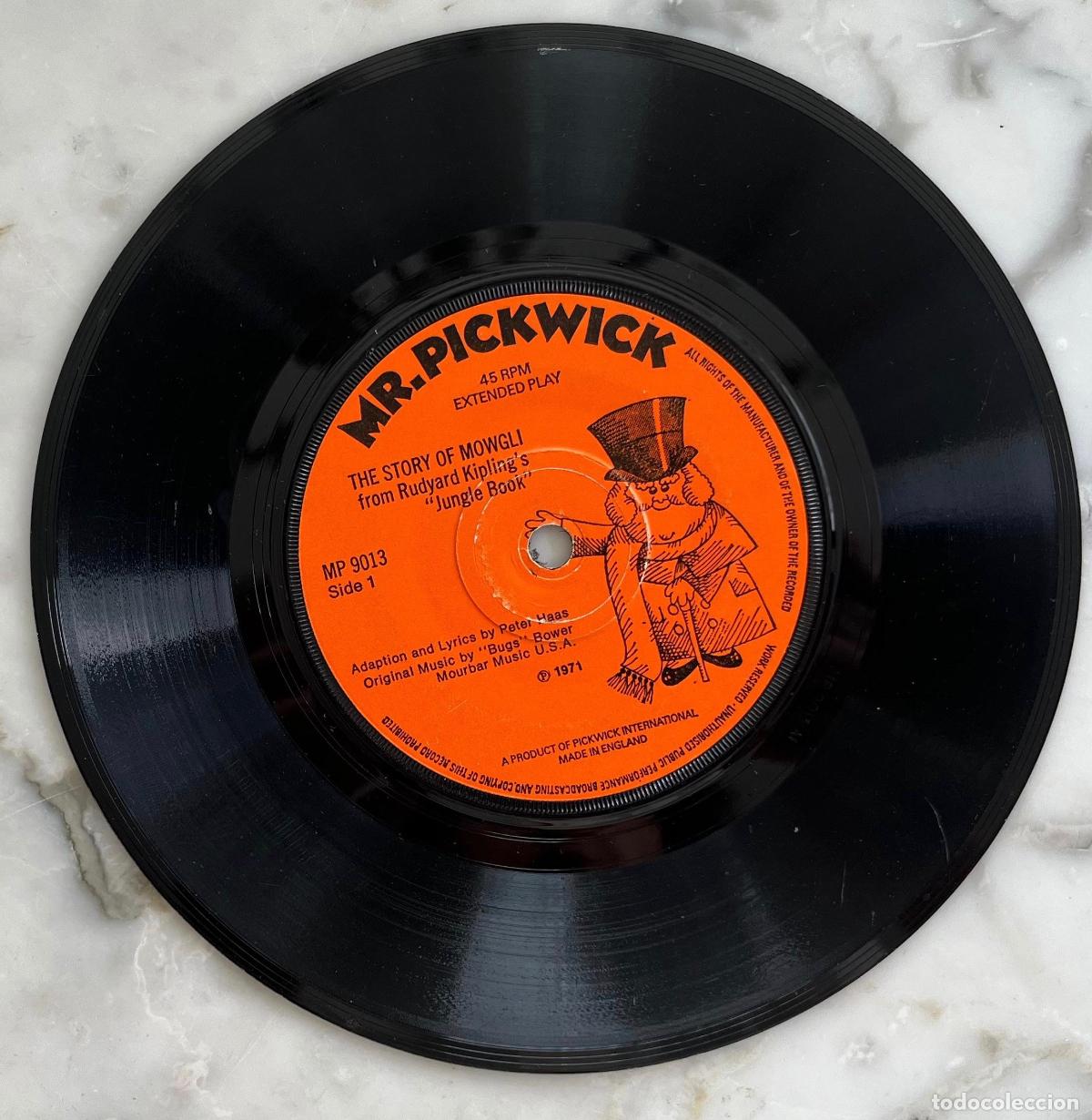 Discos de vinilo: THE STORY OF MOWGLI. KIPLING. PETER HAAS. BOGS BOWER. SINGLE ORIGINAL UK 1971
