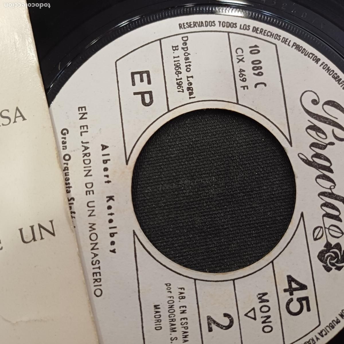 Discos de vinilo: ALBERT KETELBEY/EN UN MERCADO PERSA/SINGLE. - Foto 2