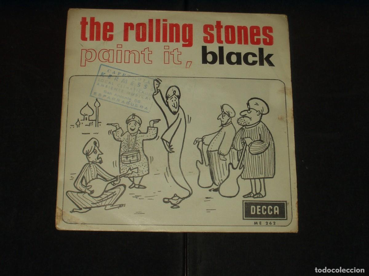 Discos de vinilo: ROLLING STONES SINGLE PAINT IT BLACK RARA EDICION. POCO COMUN