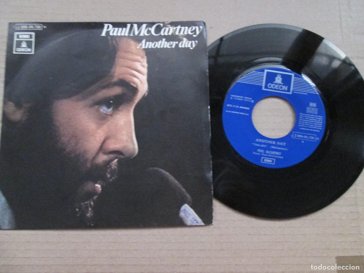 Discos de vinilo: PAUL McCARTNEY - Another Day / Oh Woman Oh Why. Single, ed espa&ntilde;ola 7&rdquo; 1971. Magn&iacute;fico estado VG+/NM