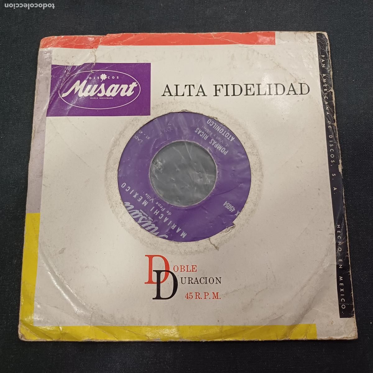 Discos de vinilo: PEPE VILLA/POMPAS RICAS/SINGLE.