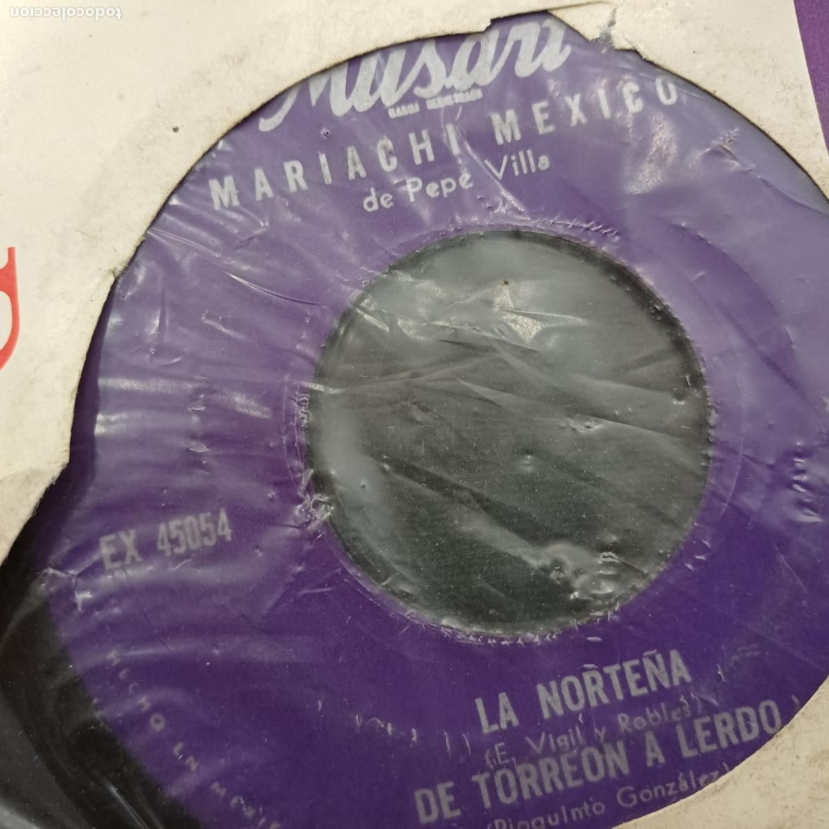 Discos de vinilo: PEPE VILLA/POMPAS RICAS/SINGLE. - Foto 3