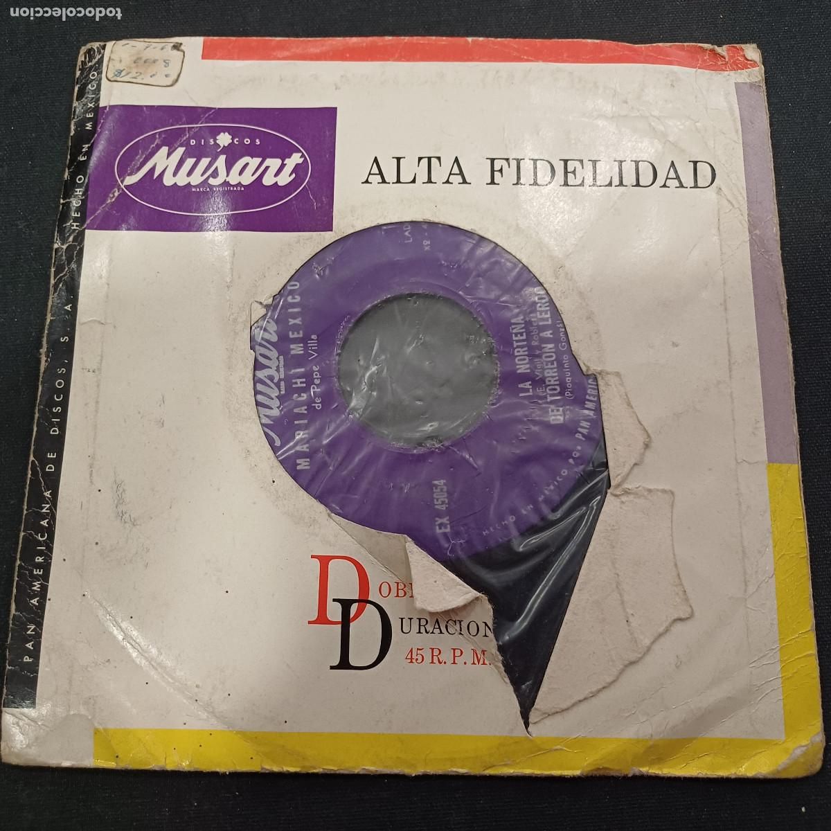 Discos de vinilo: PEPE VILLA/POMPAS RICAS/SINGLE. - Foto 4