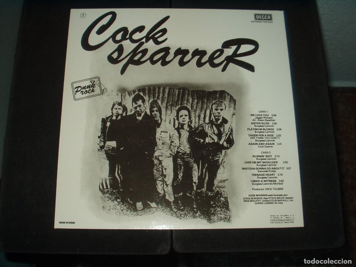Discos de vinilo: COCK SPARRER LP SAME REEDICION - Foto 2