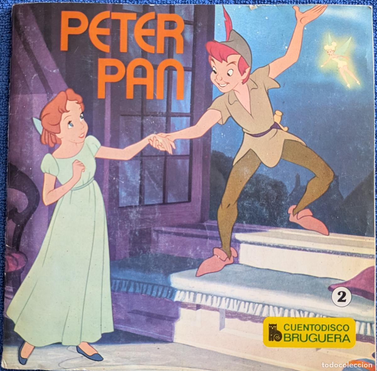 Discos de vinilo: Peter Pan - Cuento Disco n&ordm; 2 - Walt Disney - Bruguera (1967)