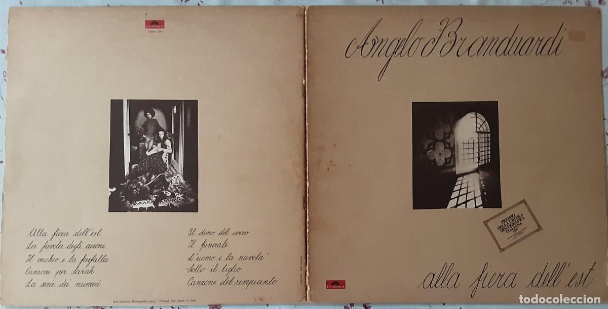 Discos de vinilo: ANGELO BRANDUARDI, All&aacute; fiera dell'est, edici&oacute;n italiana con libreto de 12 p&aacute;ginas