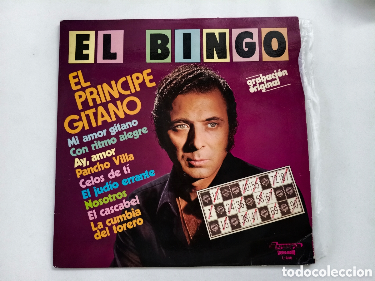 Discos de vinilo: El Principe Gitano - El Bingo - LP OLYMPO 1978 // ACID RUMBA FUNK FLAMENCO