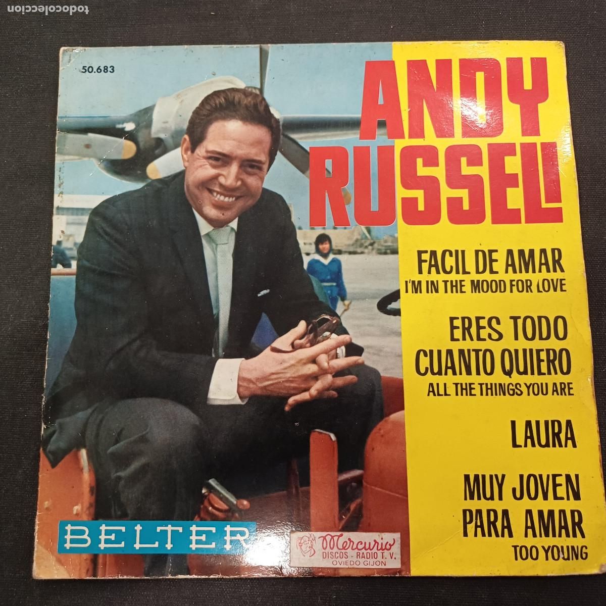 Discos de vinilo: ANDY RUSSELL/FACIL DE AMAR/SINGLE.