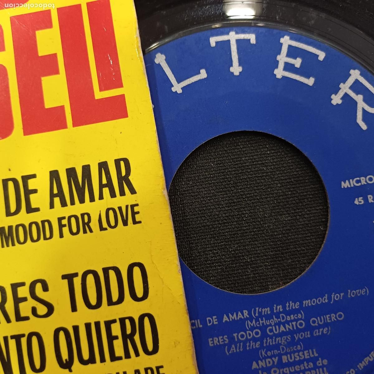 Discos de vinilo: ANDY RUSSELL/FACIL DE AMAR/SINGLE. - Foto 2
