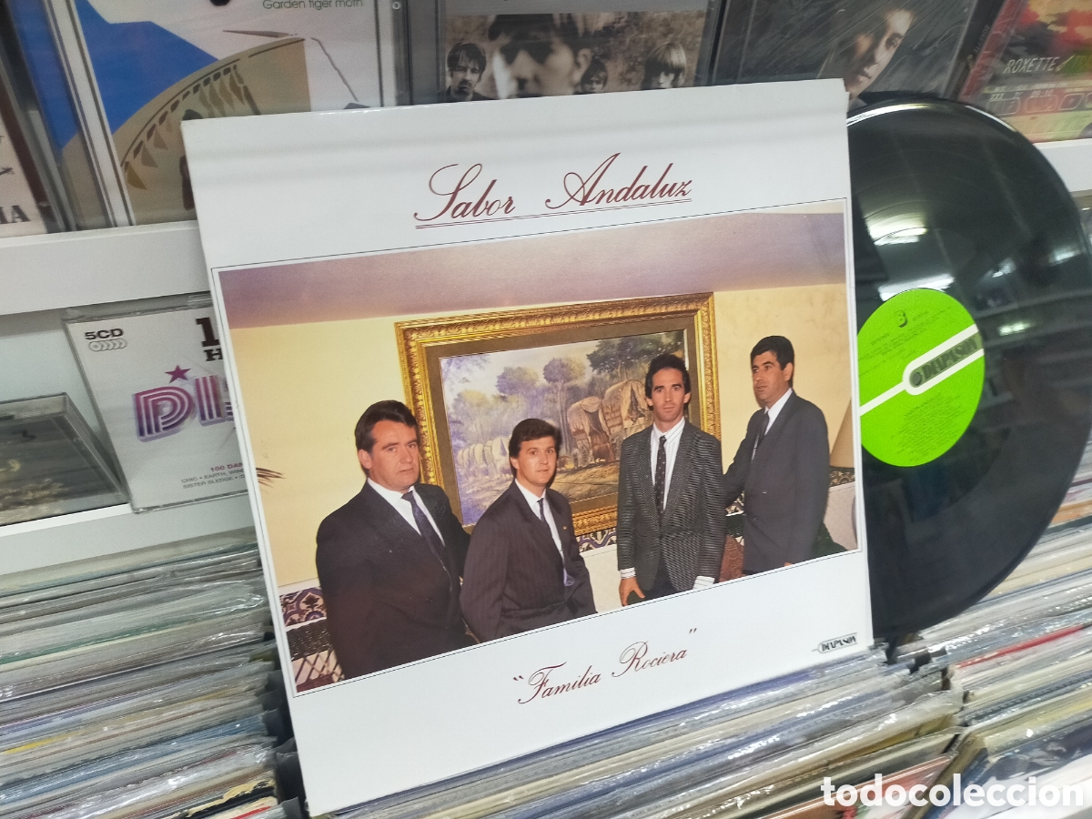 Discos de vinilo: Sabor andaluz LP familia rociera 1990