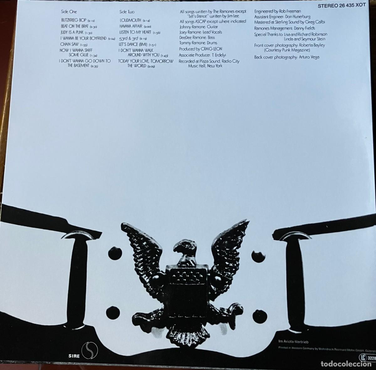 Discos de vinilo: RAMONES - RAMONES, LP reeedic Germany 2023 - Foto 4