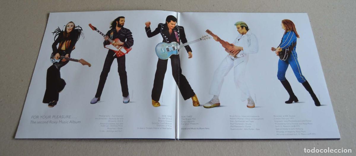 Discos de vinilo: ROXY MUSIC - FOR YOUR PLEASURE - Foto 3