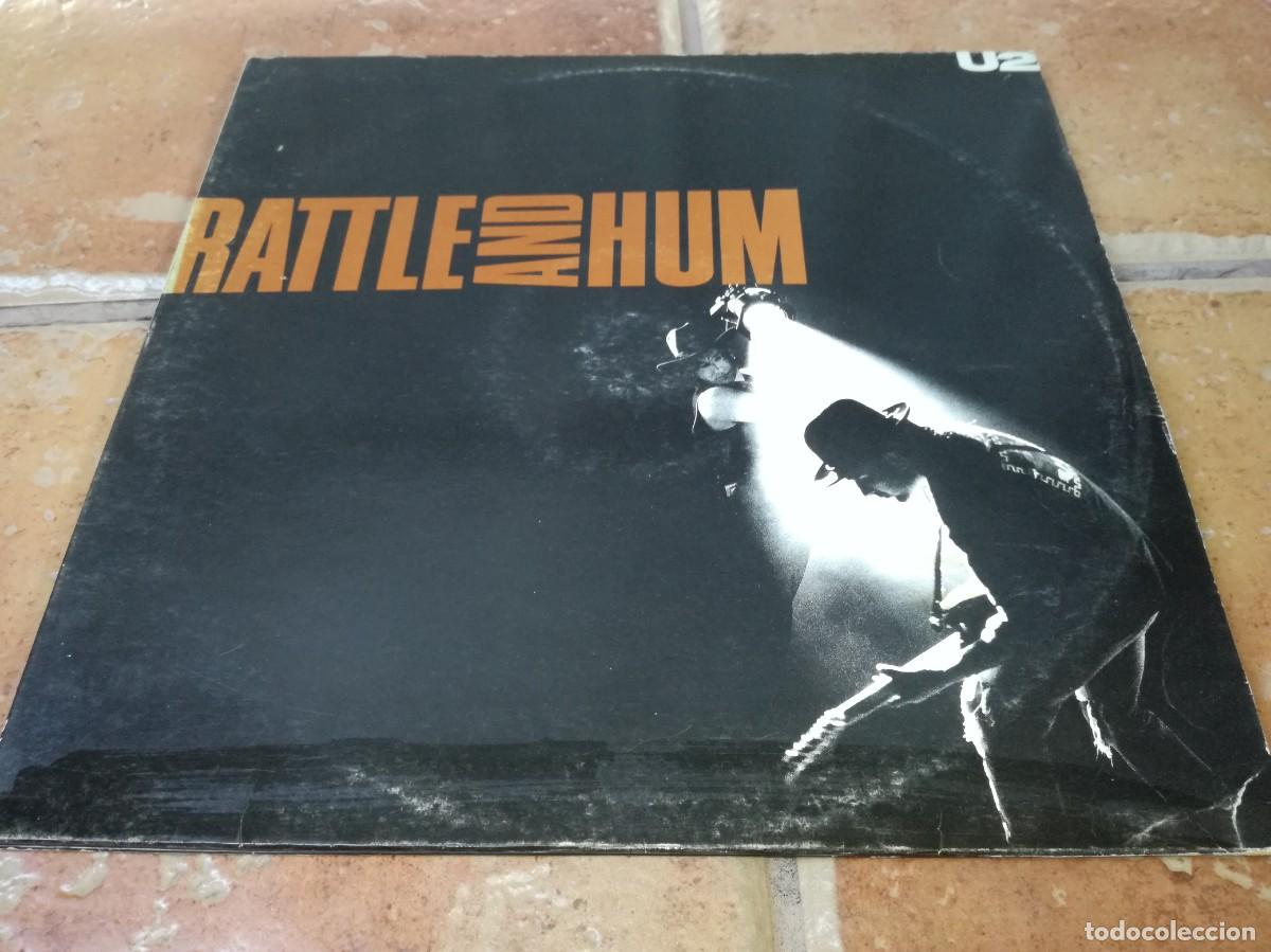 Discos de vinilo: U2-RATTLE AND HUM-DOBLE LP-CONTIENE LOS ENCARTES-ORIGINAL ESPA&Ntilde;OL 1988