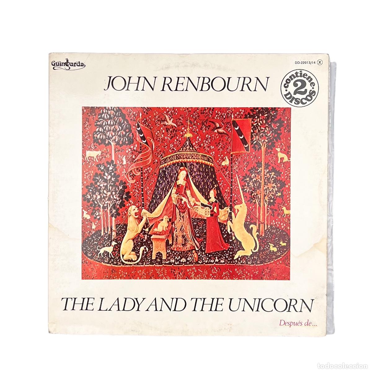 Discos de vinilo: 2xLP, Gat. John Renbourn. The Lady And The Unicorn / Sir John Alot Of... (VG+/F)