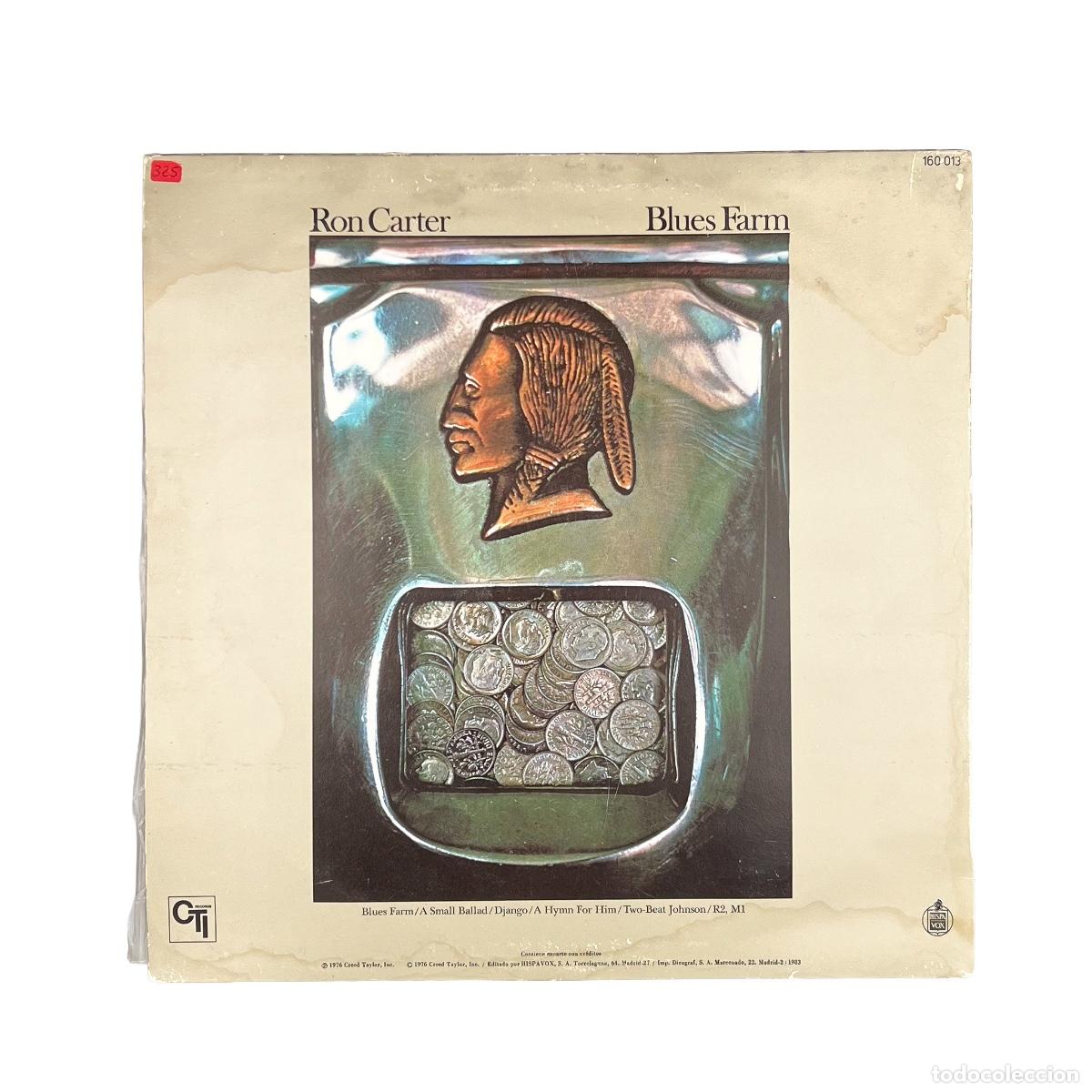 Discos de vinilo: LP. Ron Carter. Blues Farm (VG+/G) - Foto 2