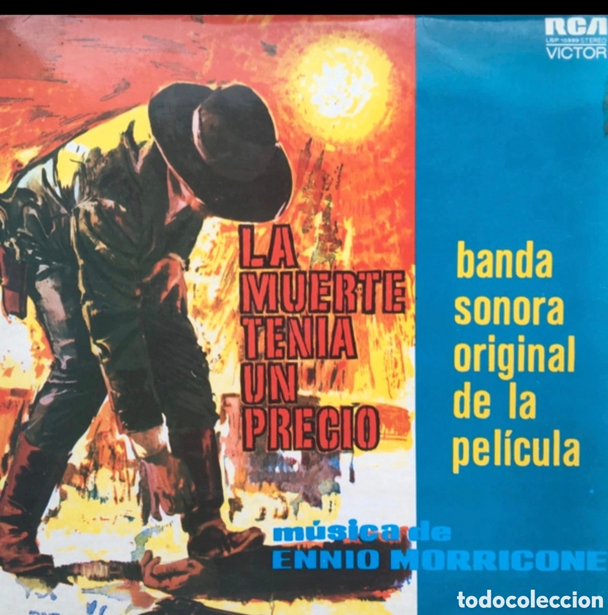 Discos de vinilo: ennio morricone: La muerte ten&iacute;a un precio/por un pu&ntilde;ado de d&oacute;lares