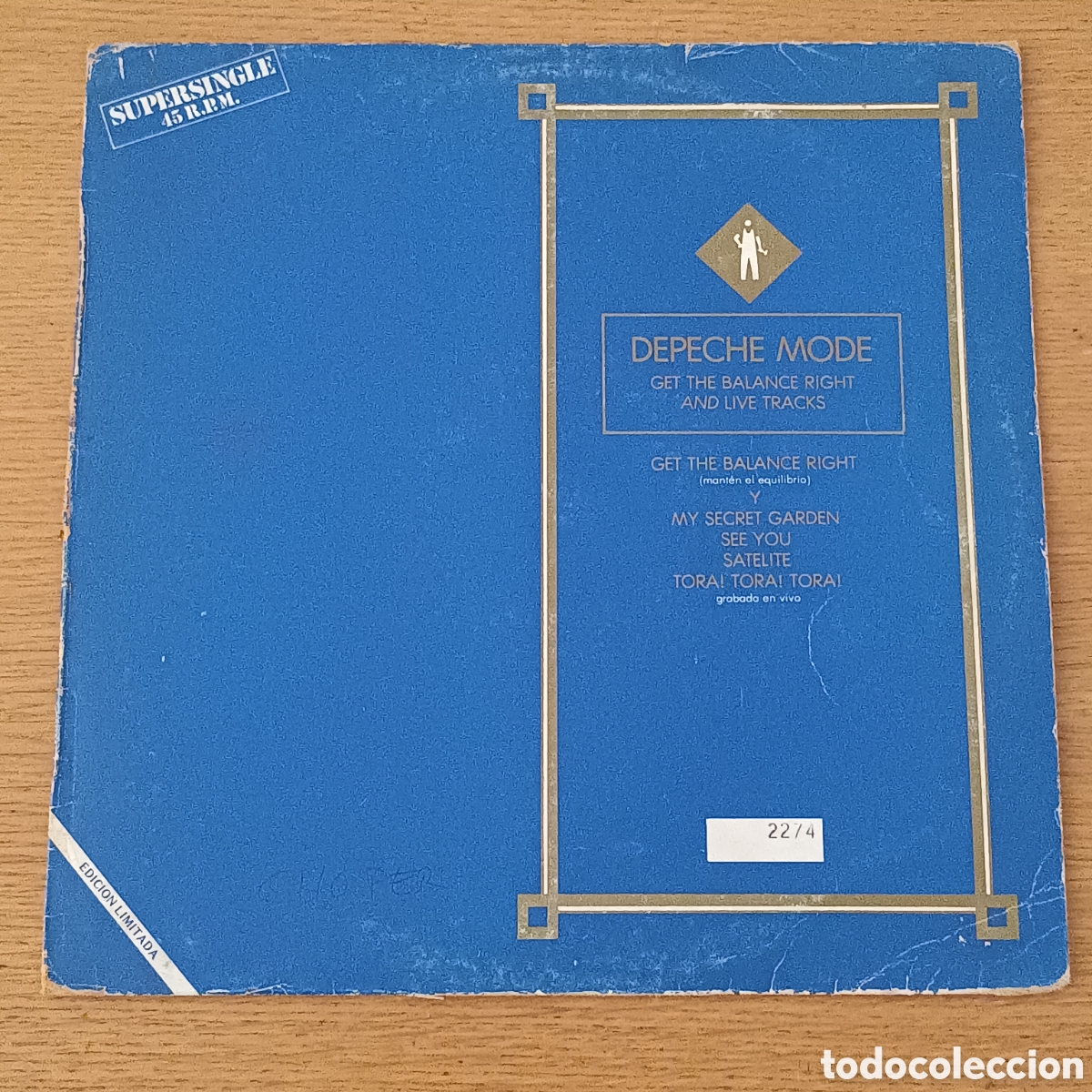 Discos de vinilo: Depeche Mode 12&rdquo; Get The Balance Right And Live Tracks
