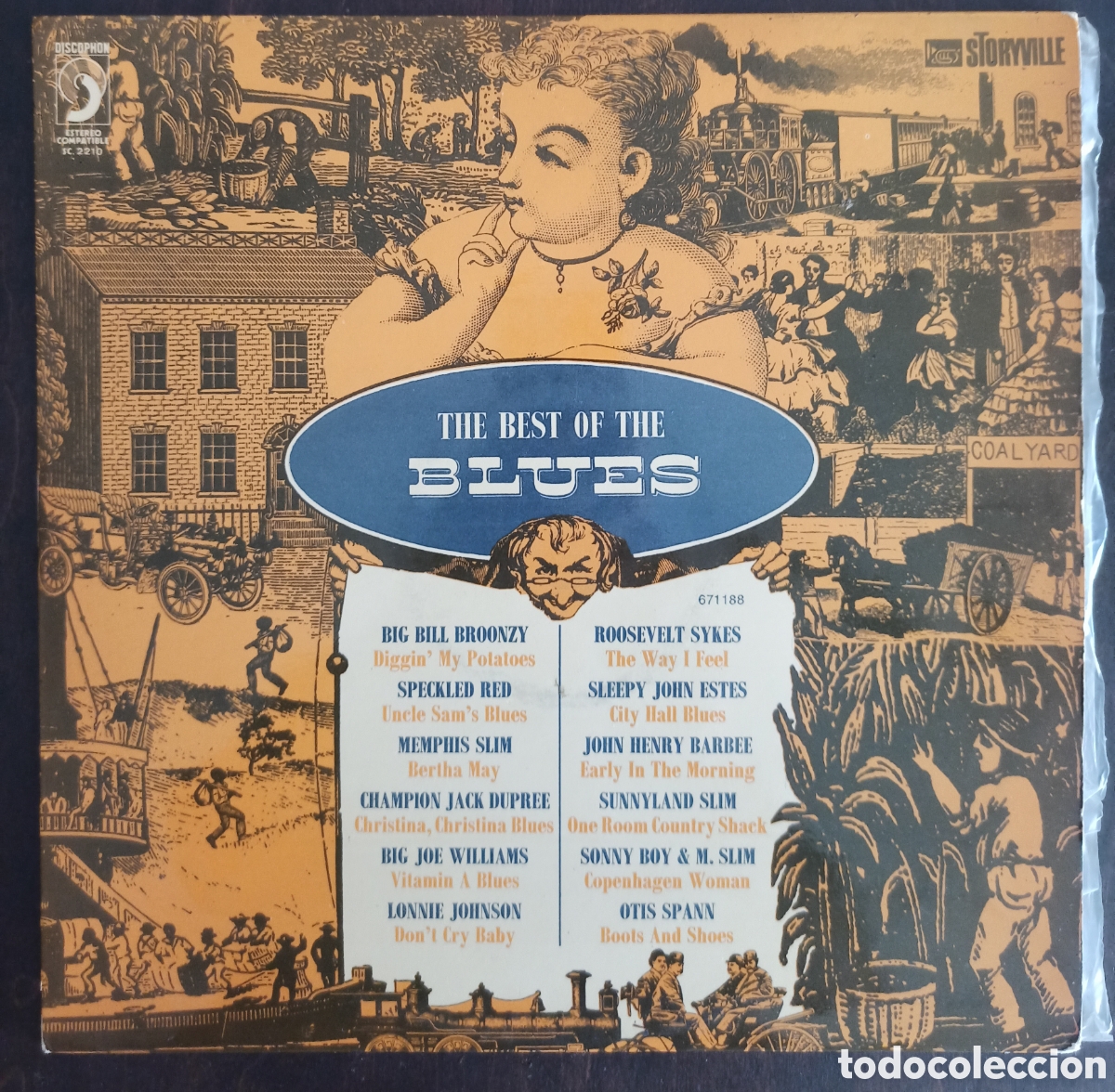 Discos de vinilo: &rdquo;The Best of the Blues&rdquo;,