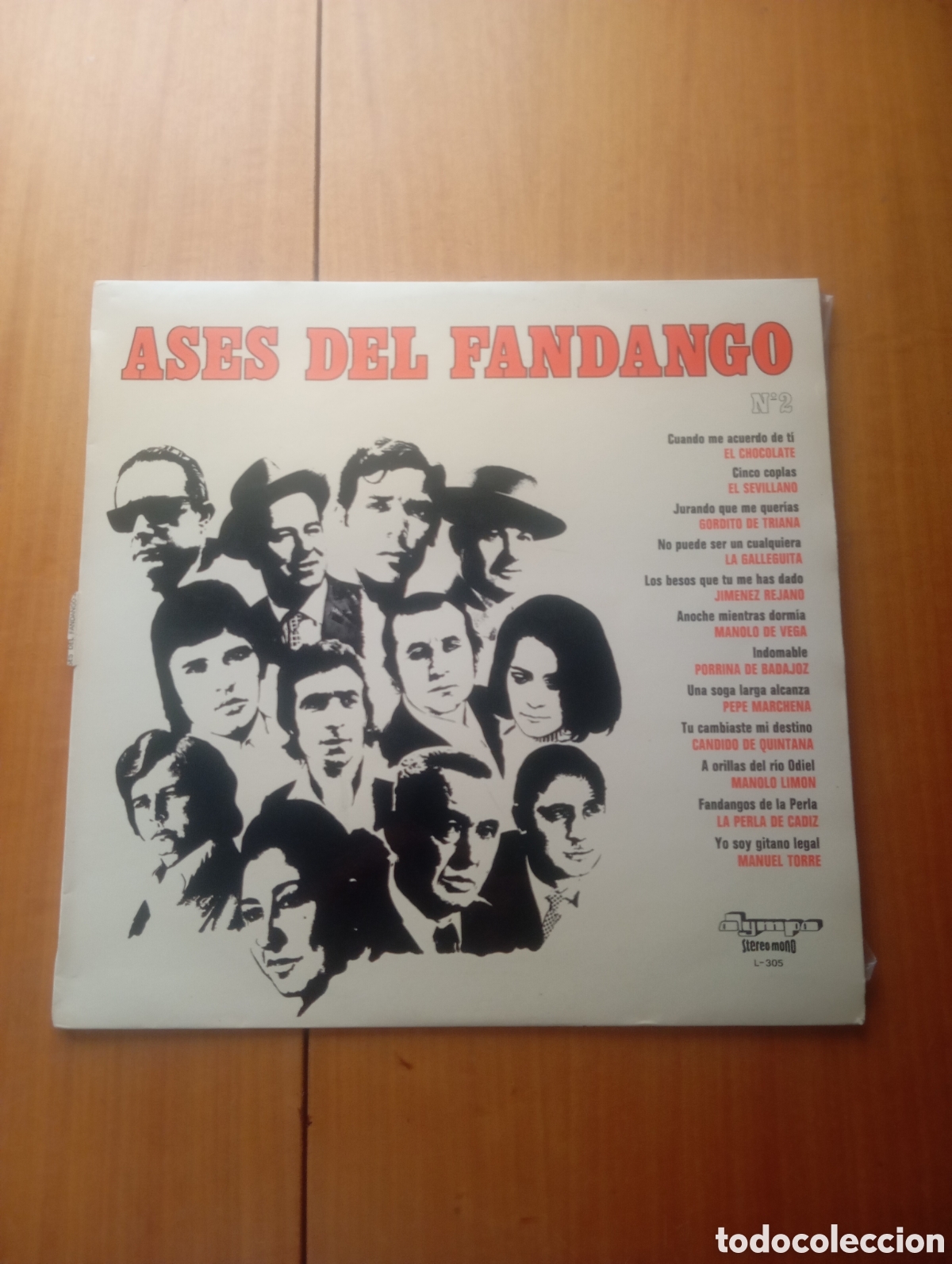 Discos de vinilo: Ases del fandango n&uacute;mero 2 lp