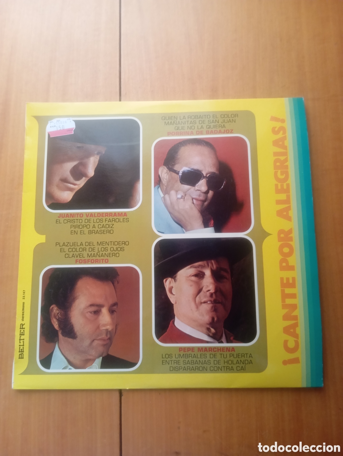 Discos de vinilo: Cante por alegr&iacute;as LP