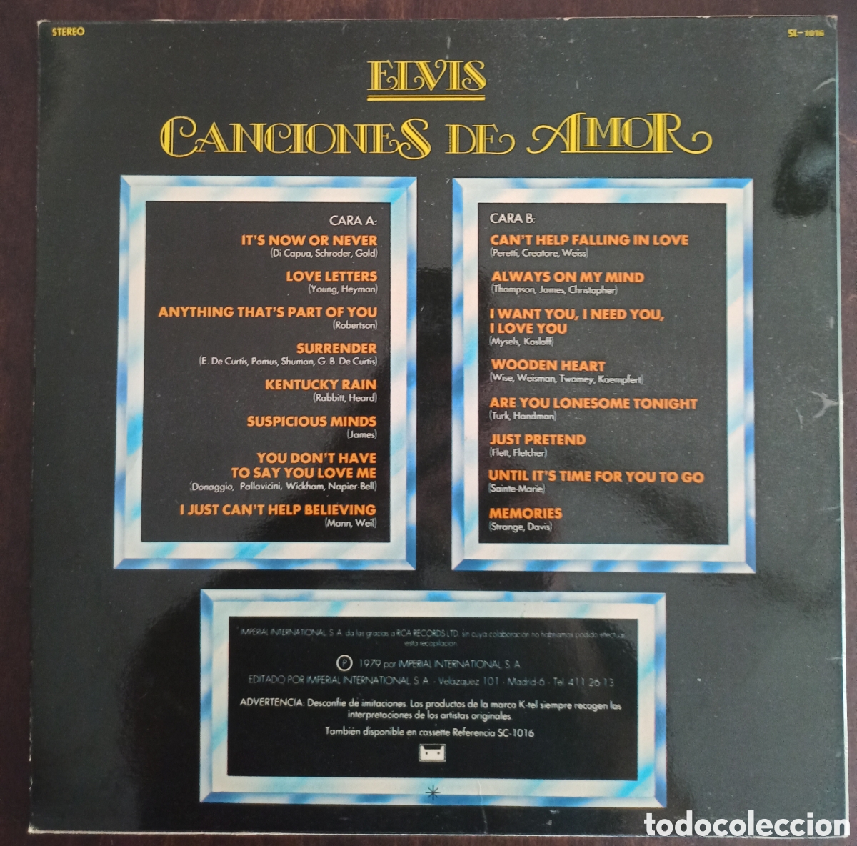Discos de vinilo: Elvis &ndash; Canciones de Amor&rdquo; - Foto 2