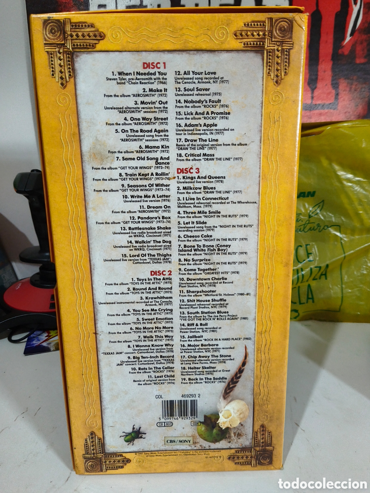 Discos de vinilo: Aerosmith: Pandoras Box 3Cd joyas 66-82 - Foto 2