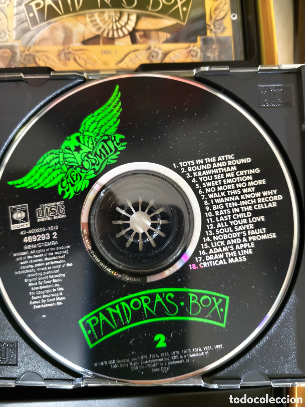 Discos de vinilo: Aerosmith: Pandoras Box 3Cd joyas 66-82 - Foto 11