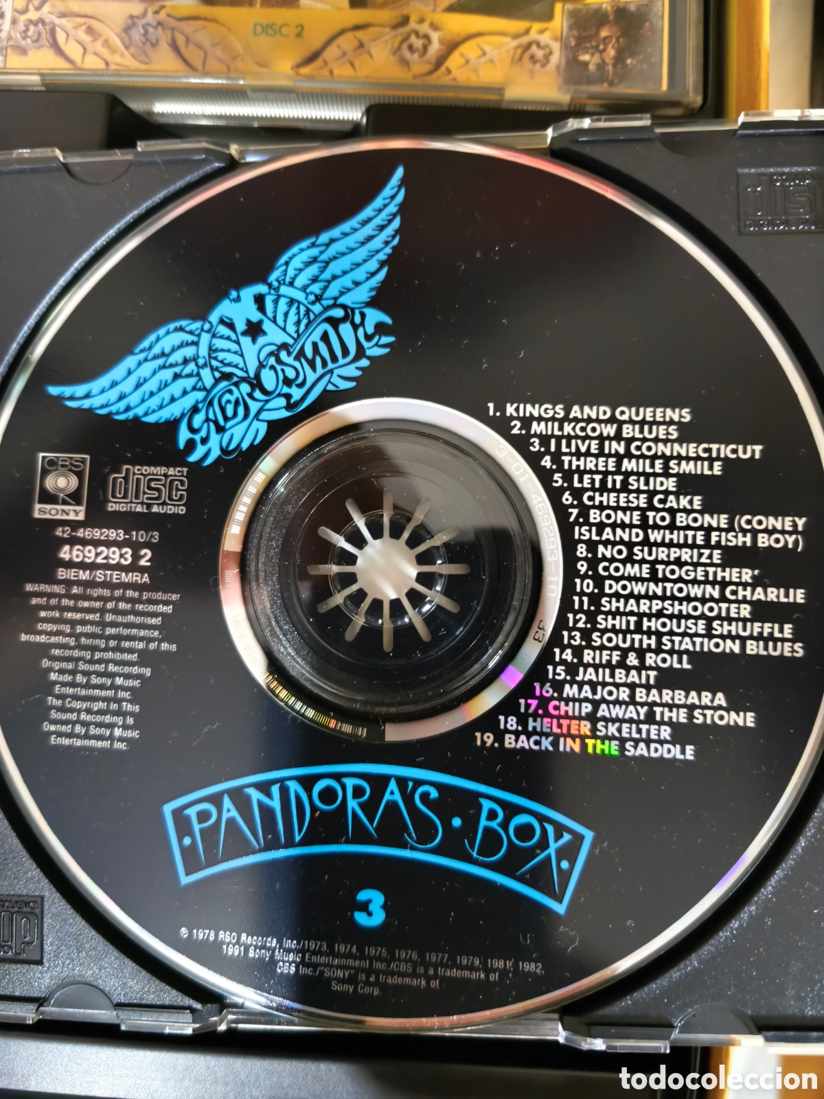 Discos de vinilo: Aerosmith: Pandoras Box 3Cd joyas 66-82 - Foto 14