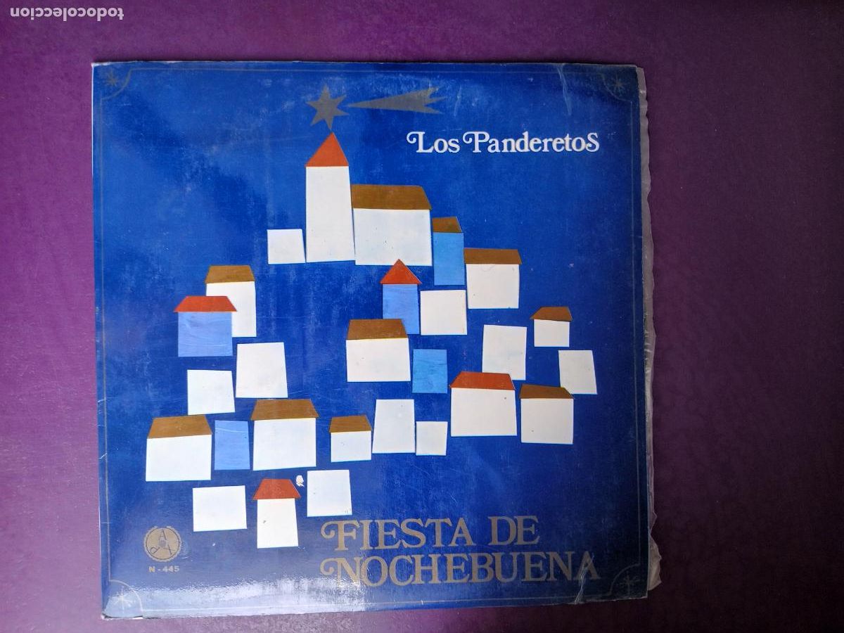 Discos de vinilo: LOS PANDERETOS - FIESTA DE NOCHEBUENA - LP PAX 1973 - FLAMENCO FOLK, NAVIDAD, VILLANCICOS,