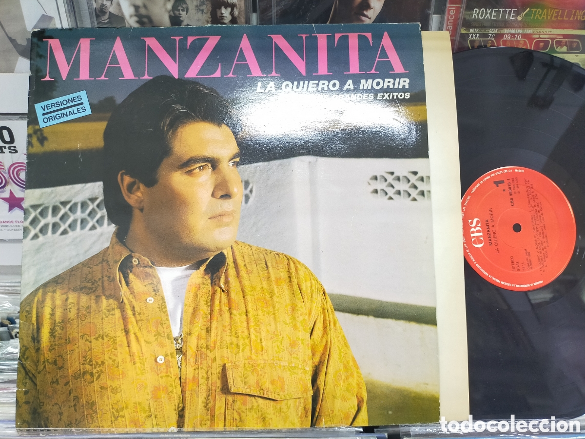 Discos de vinilo: Manzanita LP la quiero a morir y otros grandes &eacute;xitos 1986 rareza
