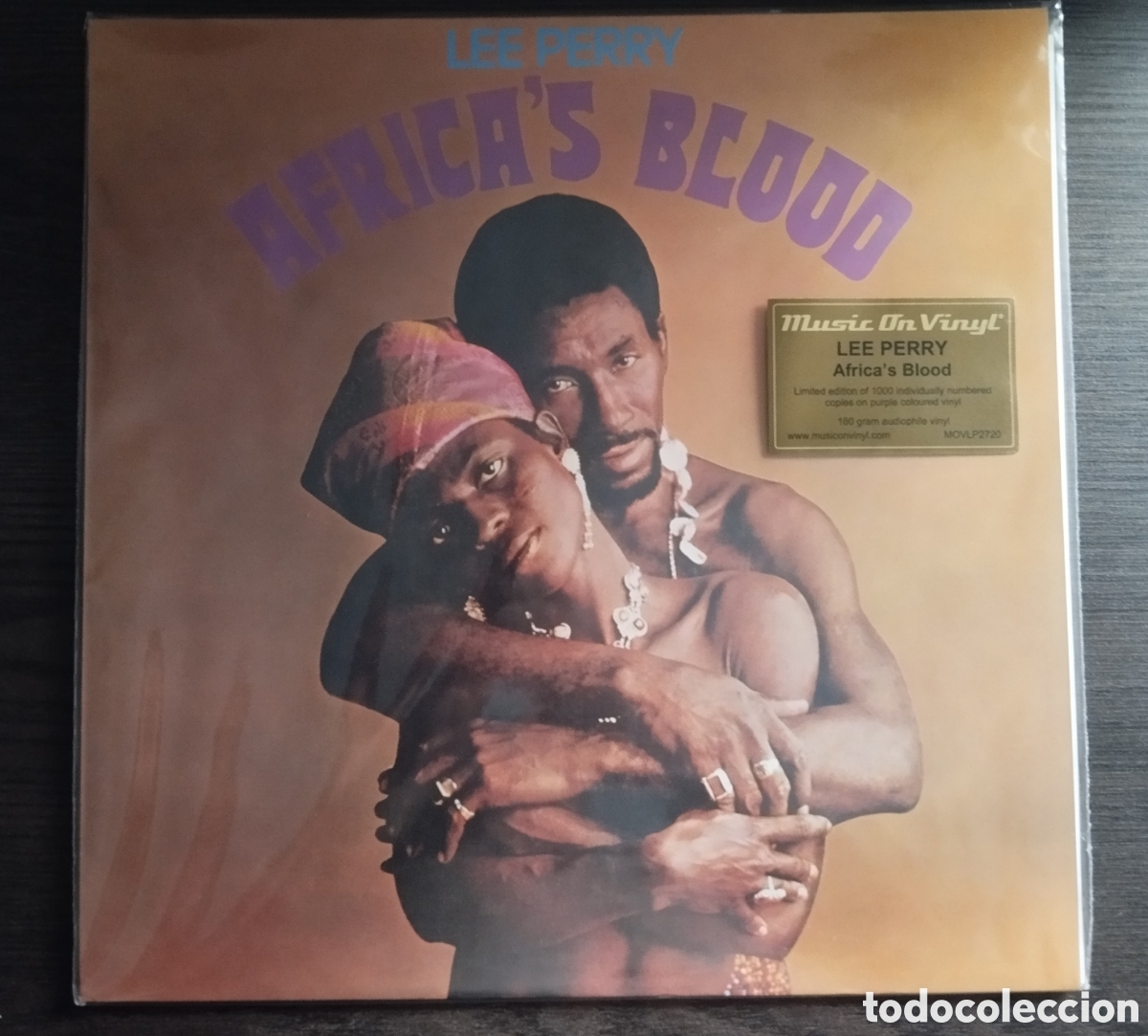 Discos de vinilo: Lee Perry - Africa's Blood LP (Music On Vinyl, 2025) Nuevo. Vinilo de Color!
