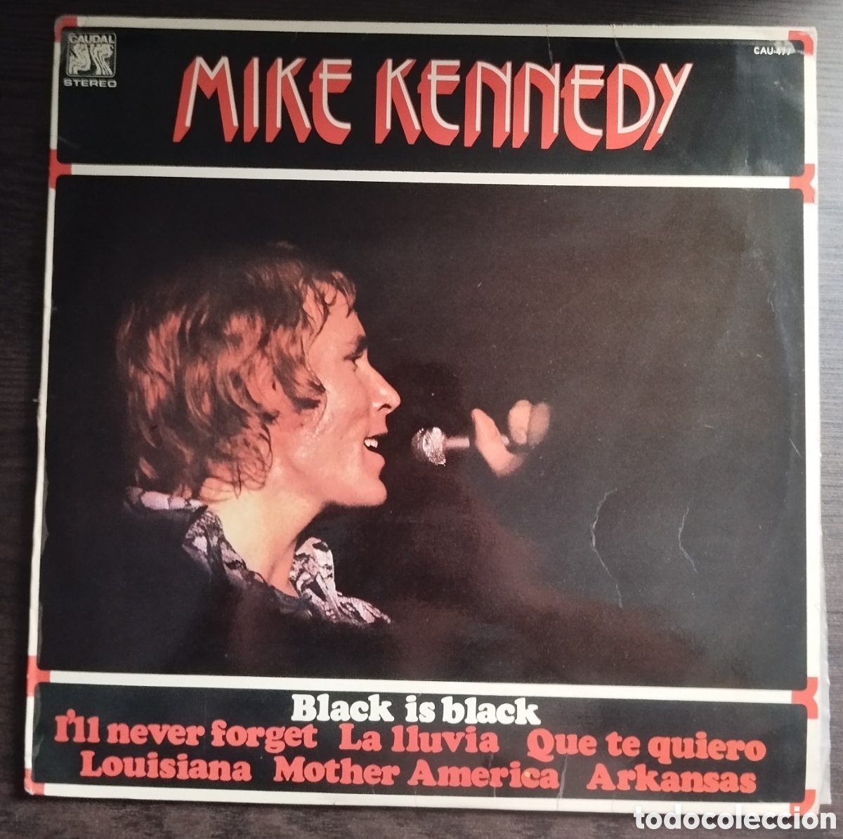 Discos de vinilo: Mike Kennedy - Black Is Black. LP recopilatorio