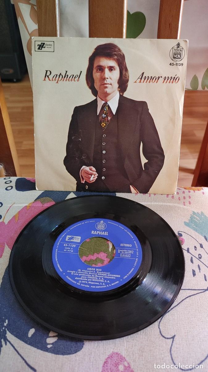 Discos de vinilo: RAPHAEL-SINGLE AMOR MIO