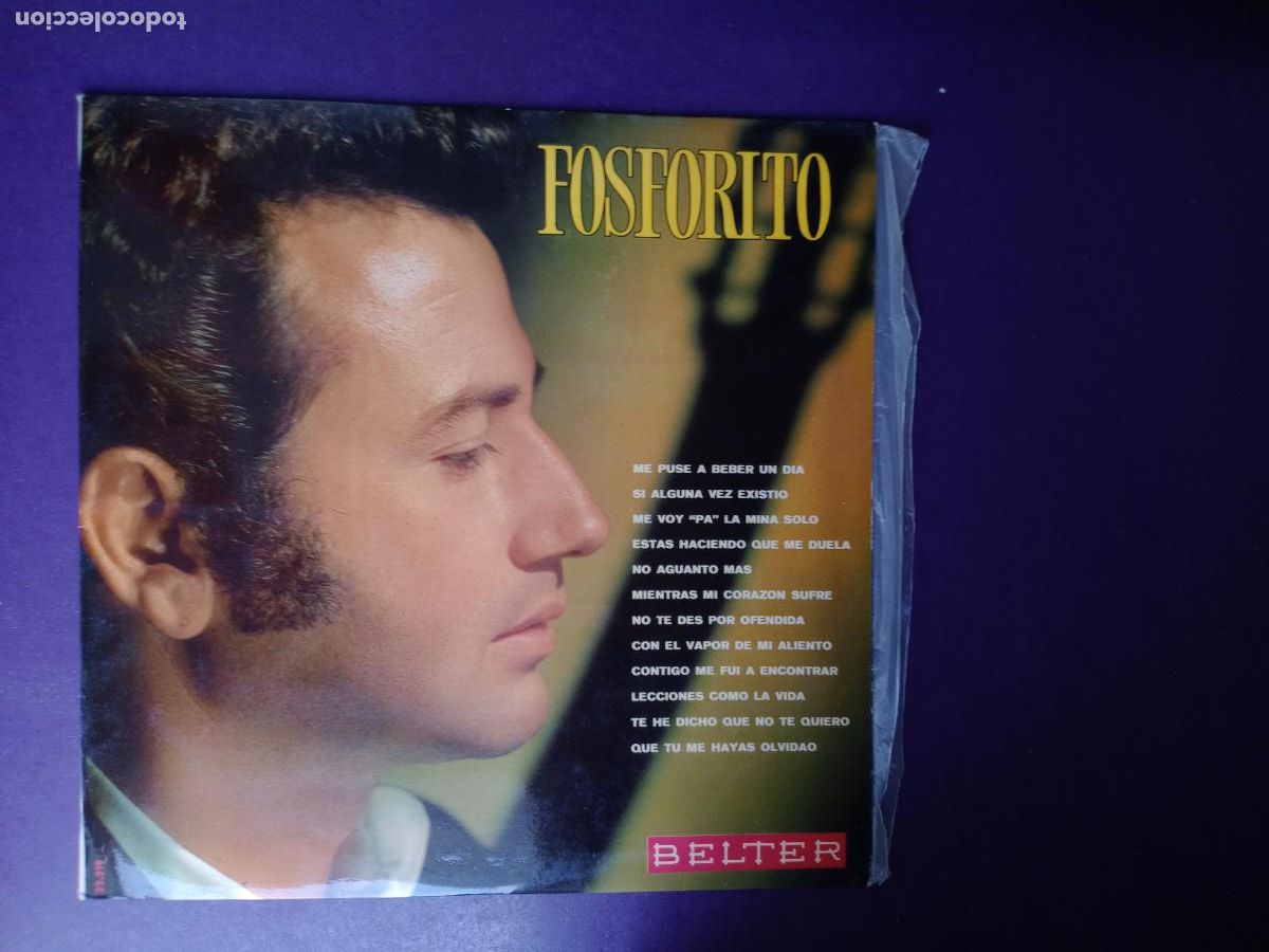 Discos de vinilo: FOSFORITO - LP BELTER 1968 - FLAMENCO - GUITARRA PACO DE LUCIA - SIN APENAS USO