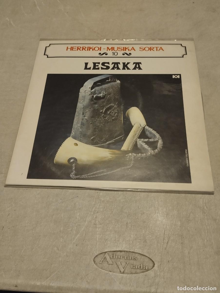 Discos de vinilo: HERRIKOI MUSICA SORTA N&ordm;. 10 LESAKA INSERT LETRAS