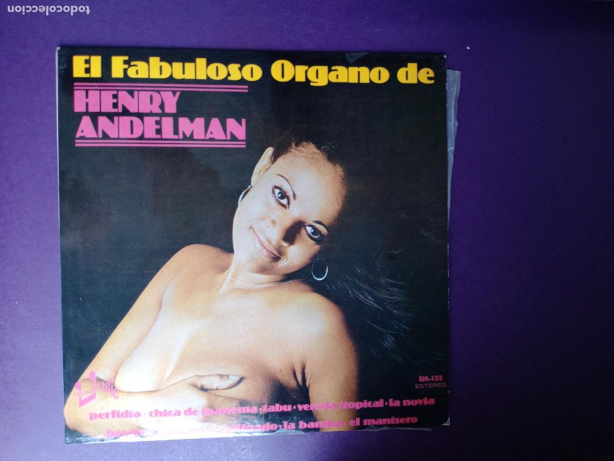 Discos de vinilo: El Fabuloso Organo De Henry Andelman - LP EUROMUSIC 1976 - JAZZ FUNK POP LOUNGE LATIN -