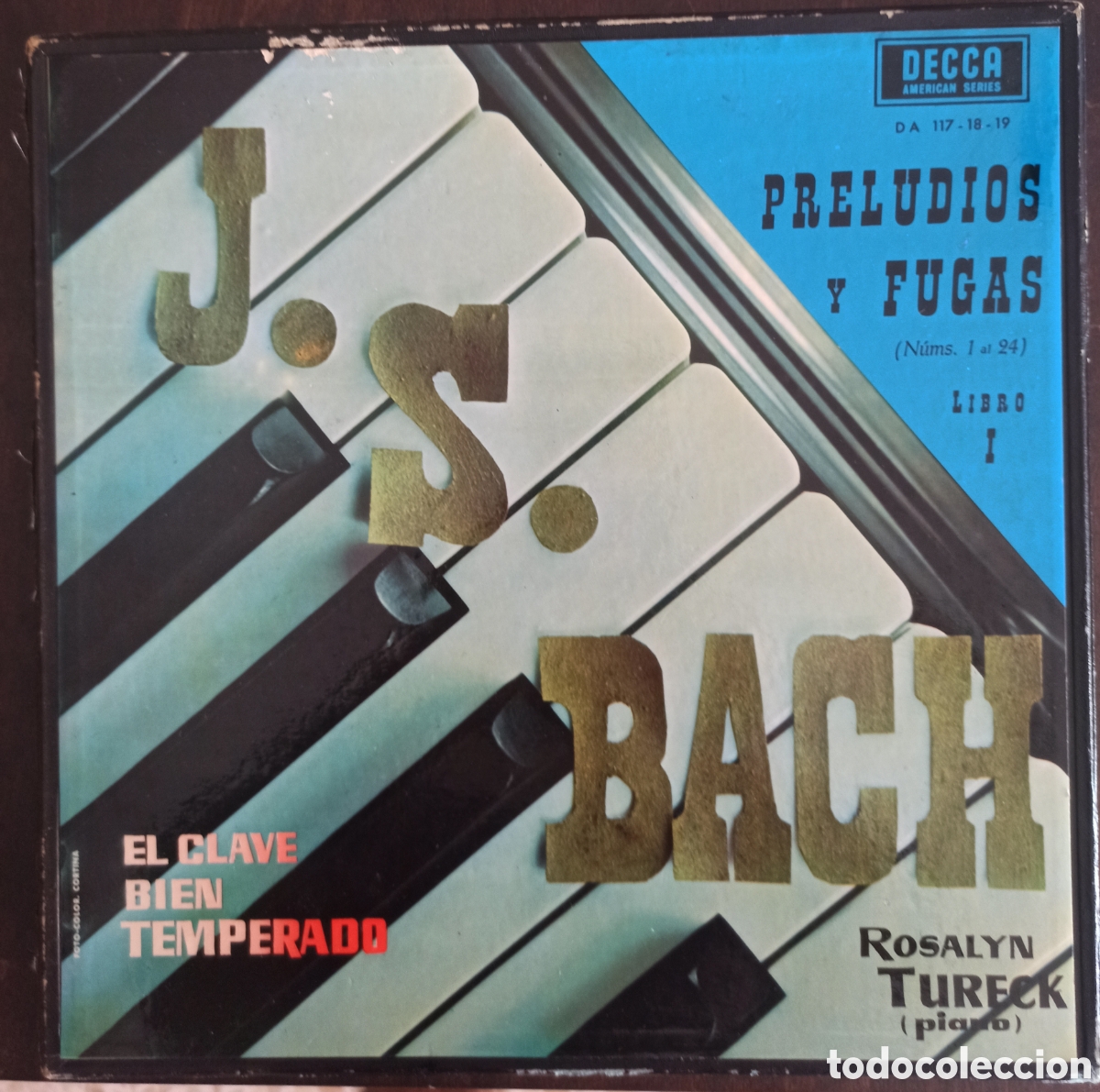 Discos de vinilo: J. S. Bach &ndash; El clave bien temperado (Libro I) - Foto 1