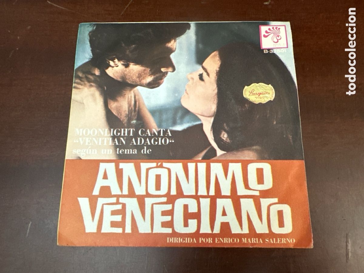 Discos de vinilo: ANONIMO VENECIANO-SINGLE DEL FILM-CANTA MOONLIGHT