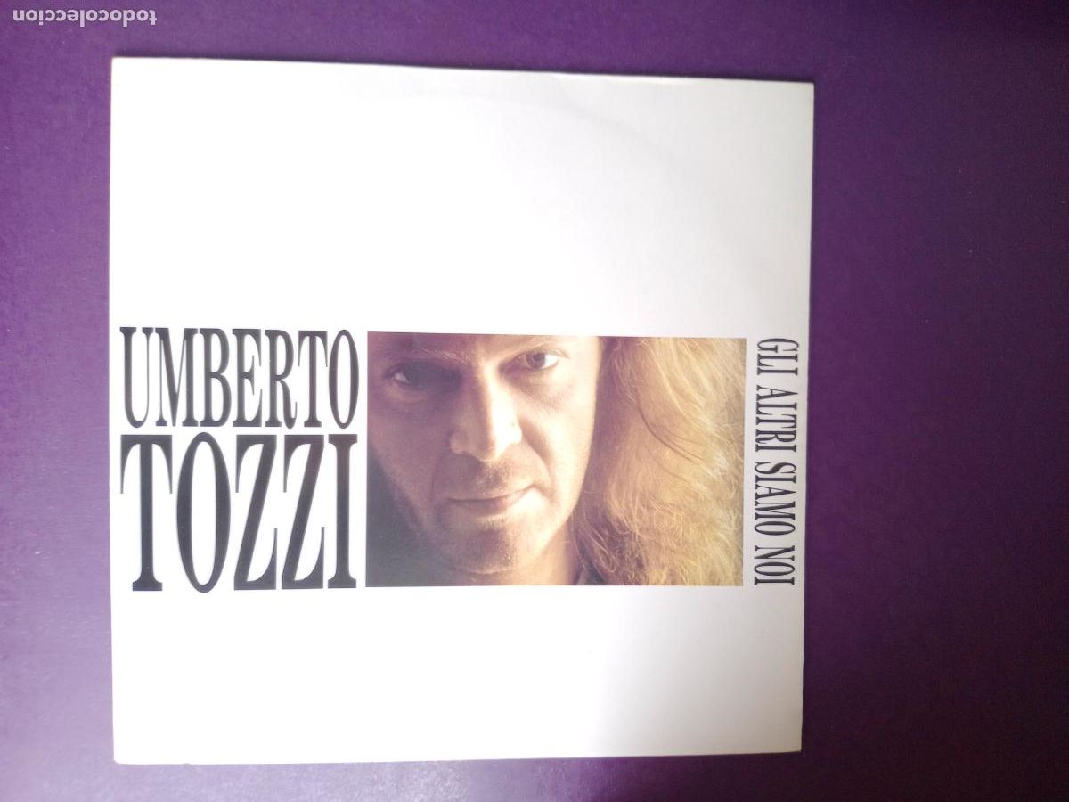 Discos de vinilo: Umberto Tozzi &ndash; Gli Altri Siamo Noi - LP CGD 1991 - ITALIA POP - SIN USO -