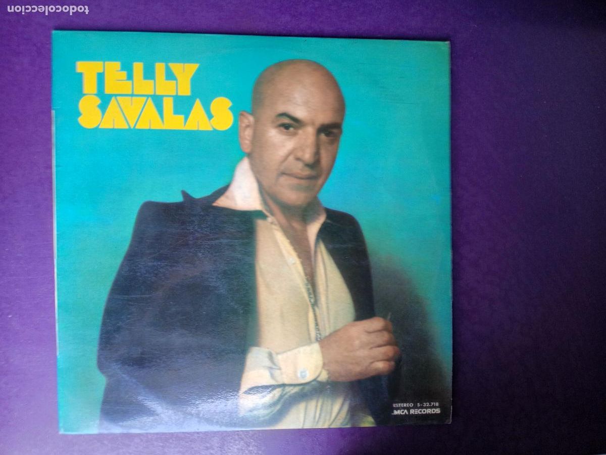 Discos de vinilo: TELLY SAVALAS - LP MCA 1975 - CINE TVE KOJAK - JAZZ POP - POCO USO
